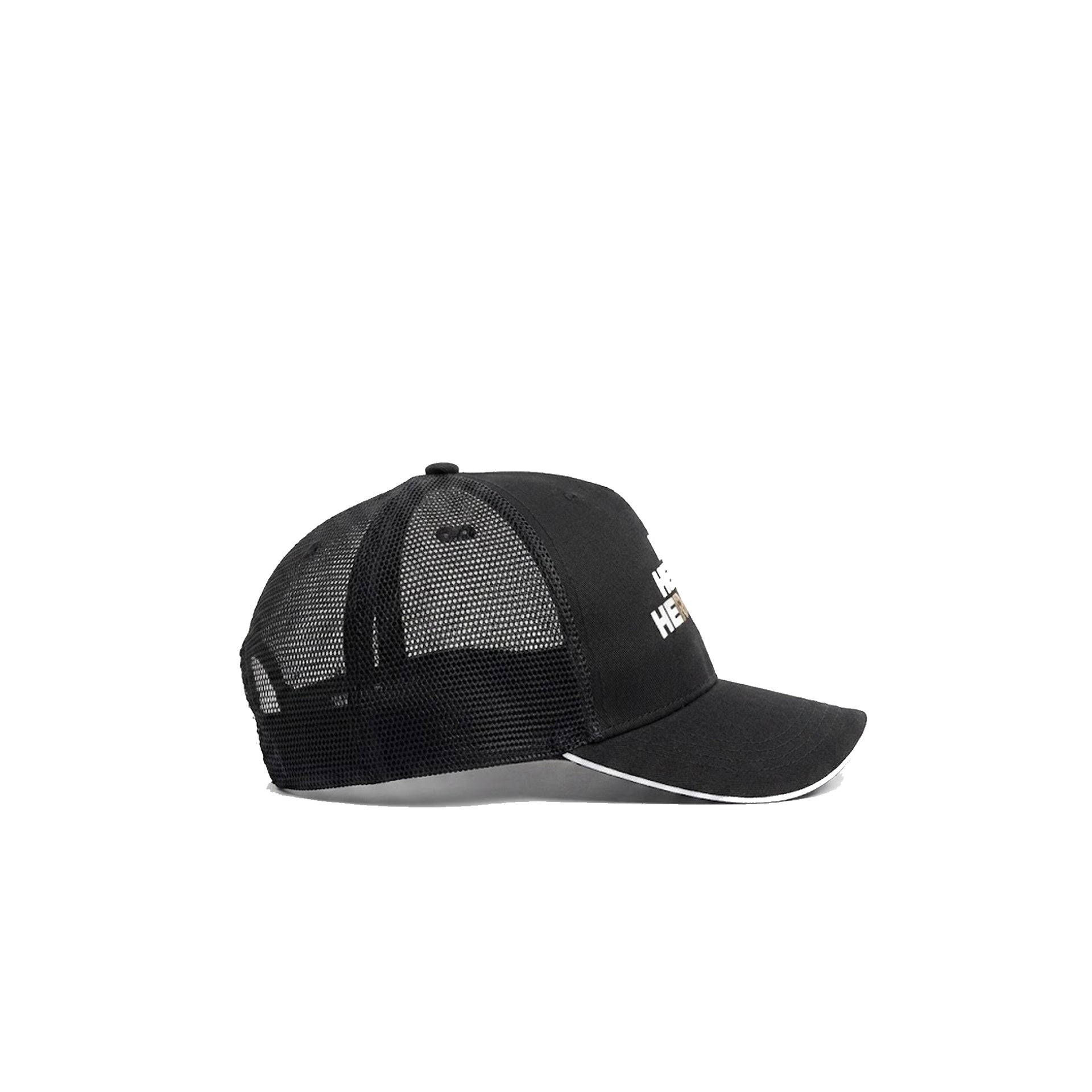Herno - Casquette Filet Logo Baseball - Homme - Black
