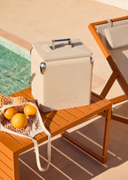 Cooler Retro - Nevera Térmica Portátil 13L Con Abrebotellas - Arena
