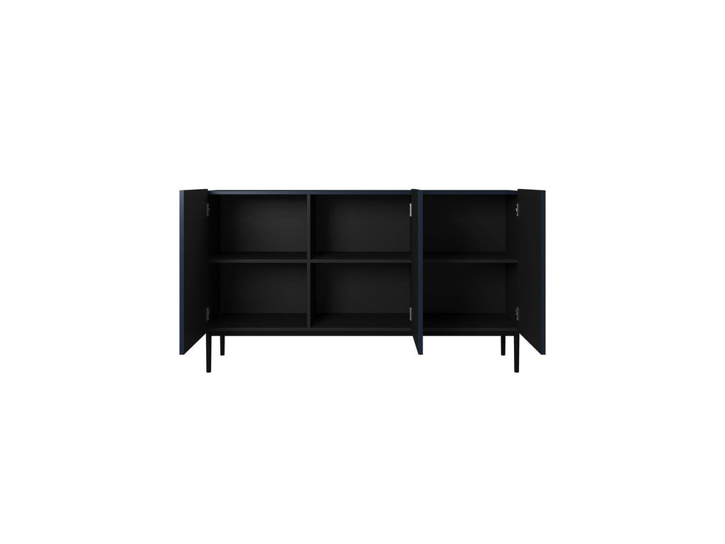 Kasha - 3-Door Sideboard - Black Legs