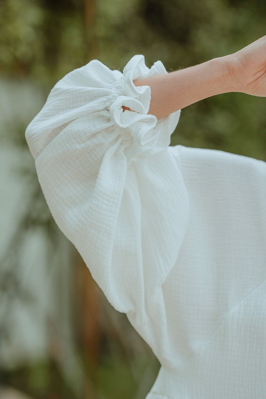 Robe Élisé Blanc Coton