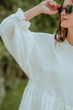 Robe Élisé Blanc Coton