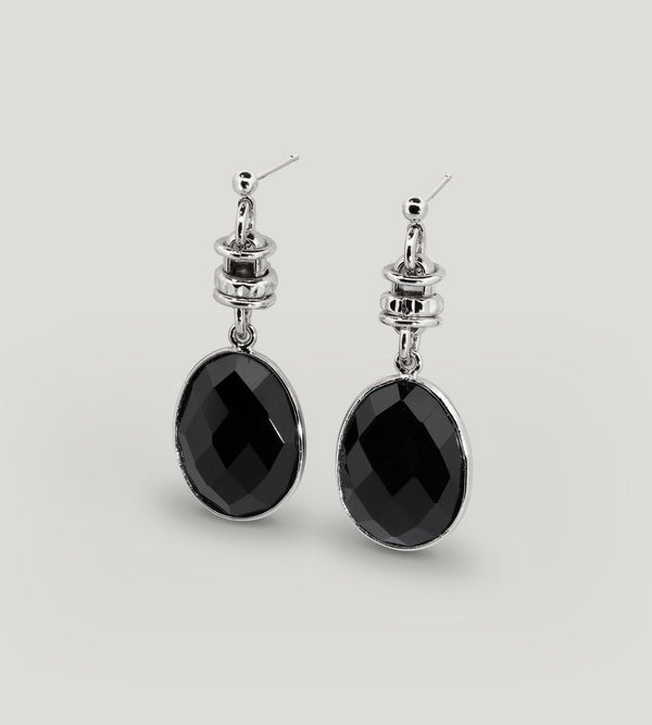 Palladium-Plated Gregana Earrings
