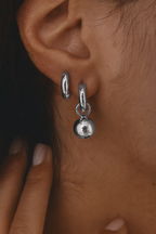 Boucle D'Oreille Honette palladiée - Unité
