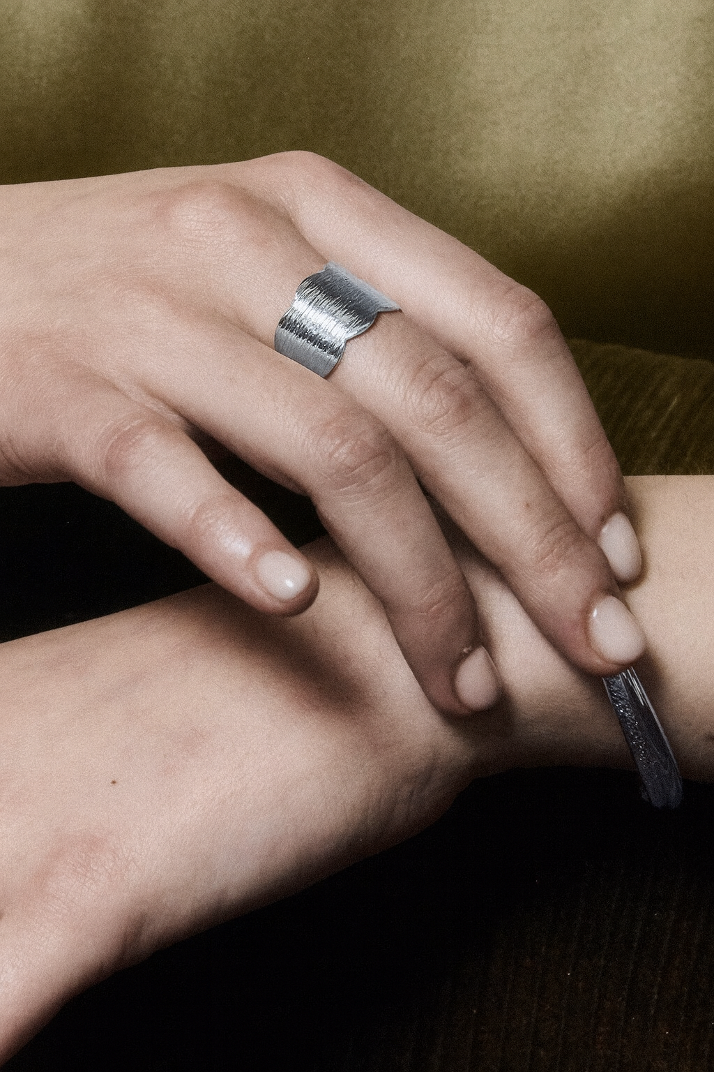 Anillo Jouliane paladiado
