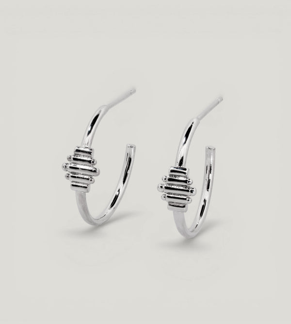Boucles D'Oreilles Elana palladiées