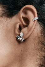 Palladium-Plated Adélie Earrings
