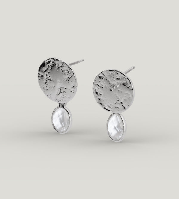 Palladium-Plated Catarina Earrings
