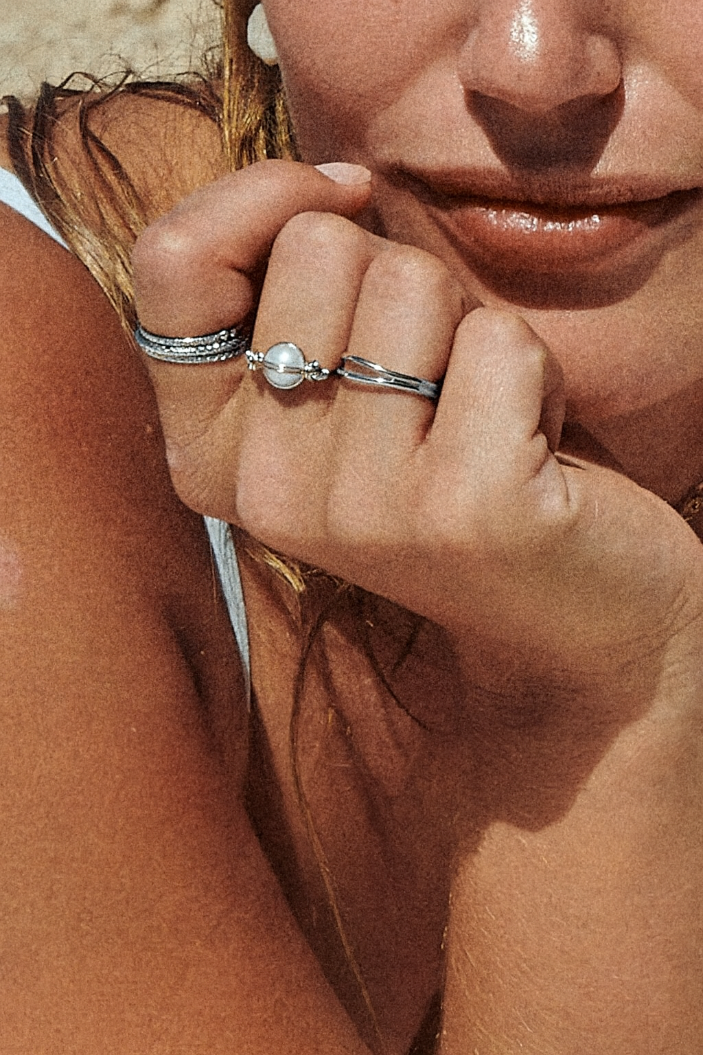 Palladium-Plated Elina Earrings