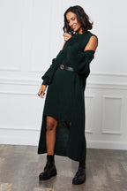 Cardigan & Dress - Green