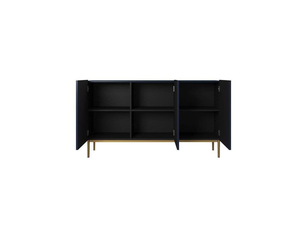 Kasha - 3-Door Sideboard - Gold Legs
