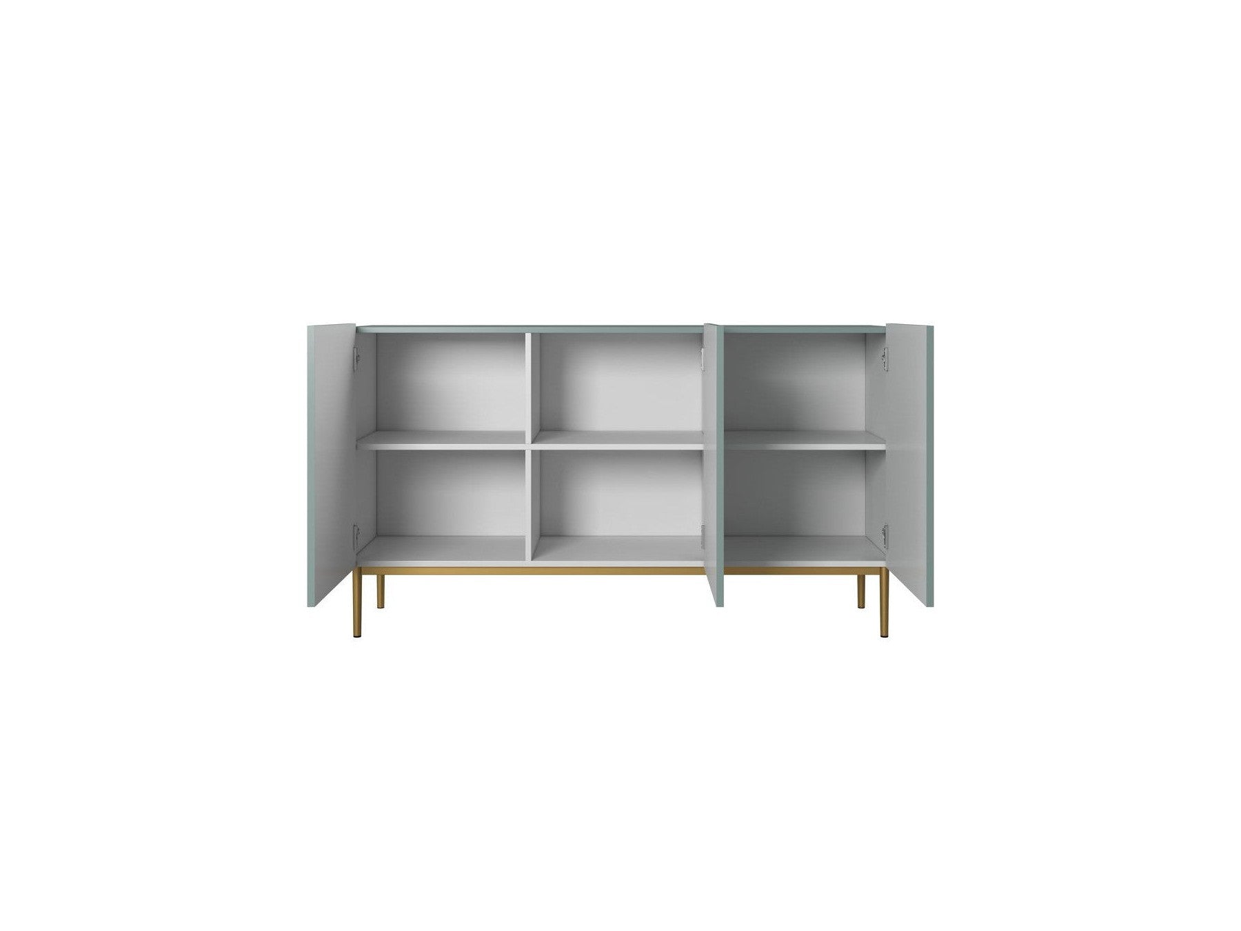 Kasha - 3-Door Sideboard - Gold Legs
