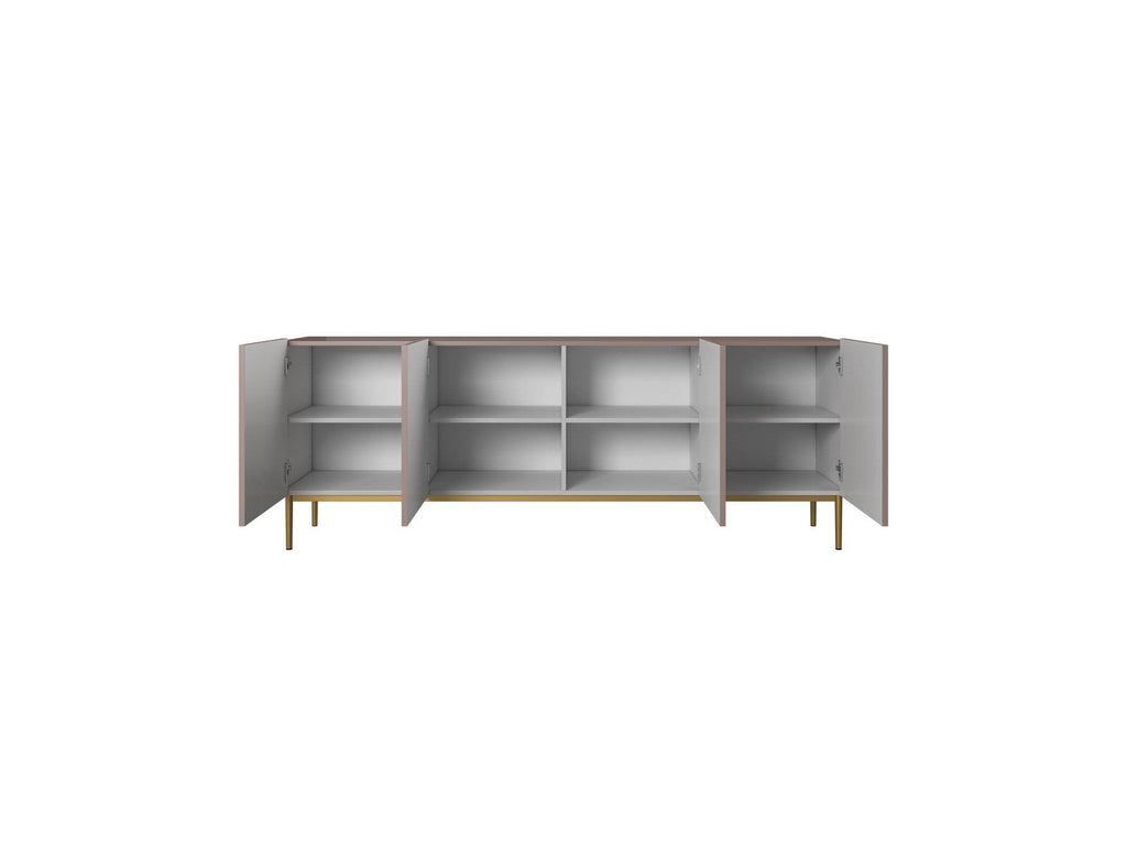 Kasha - 4-Door Sideboard - Gold Legs