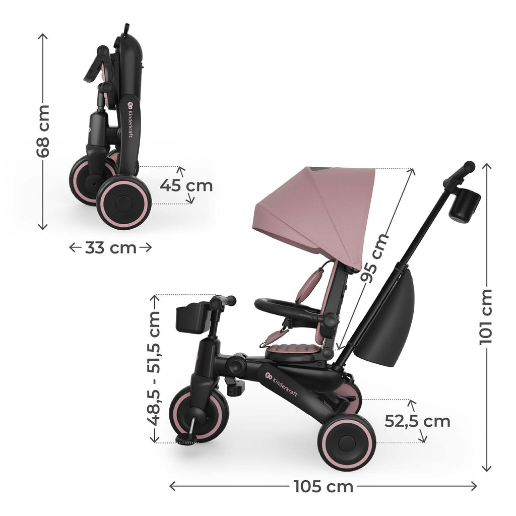 Jazz 3 Pink Tricycle