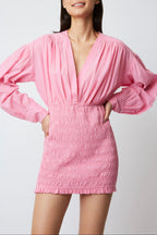 JAMIE EMILIANO PINK DRESS