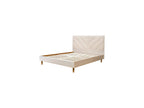 Romane - Cama con lamas macizas - Tejido de terciopelo