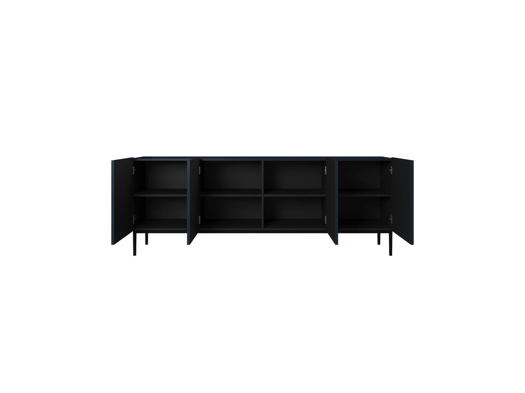 Kasha - Buffet 4 Portes - Pieds Noir