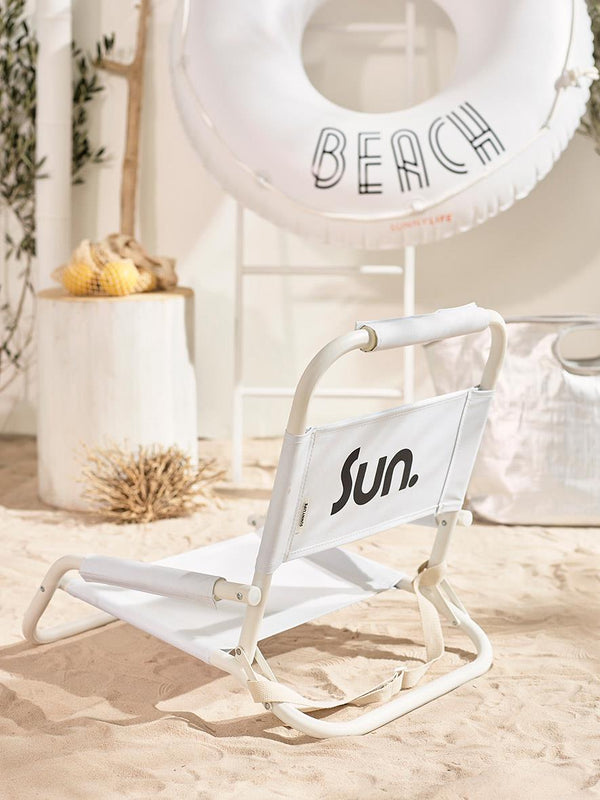 Chaise De Plage écologique Nouveau Bleu & Blanc - Adultes