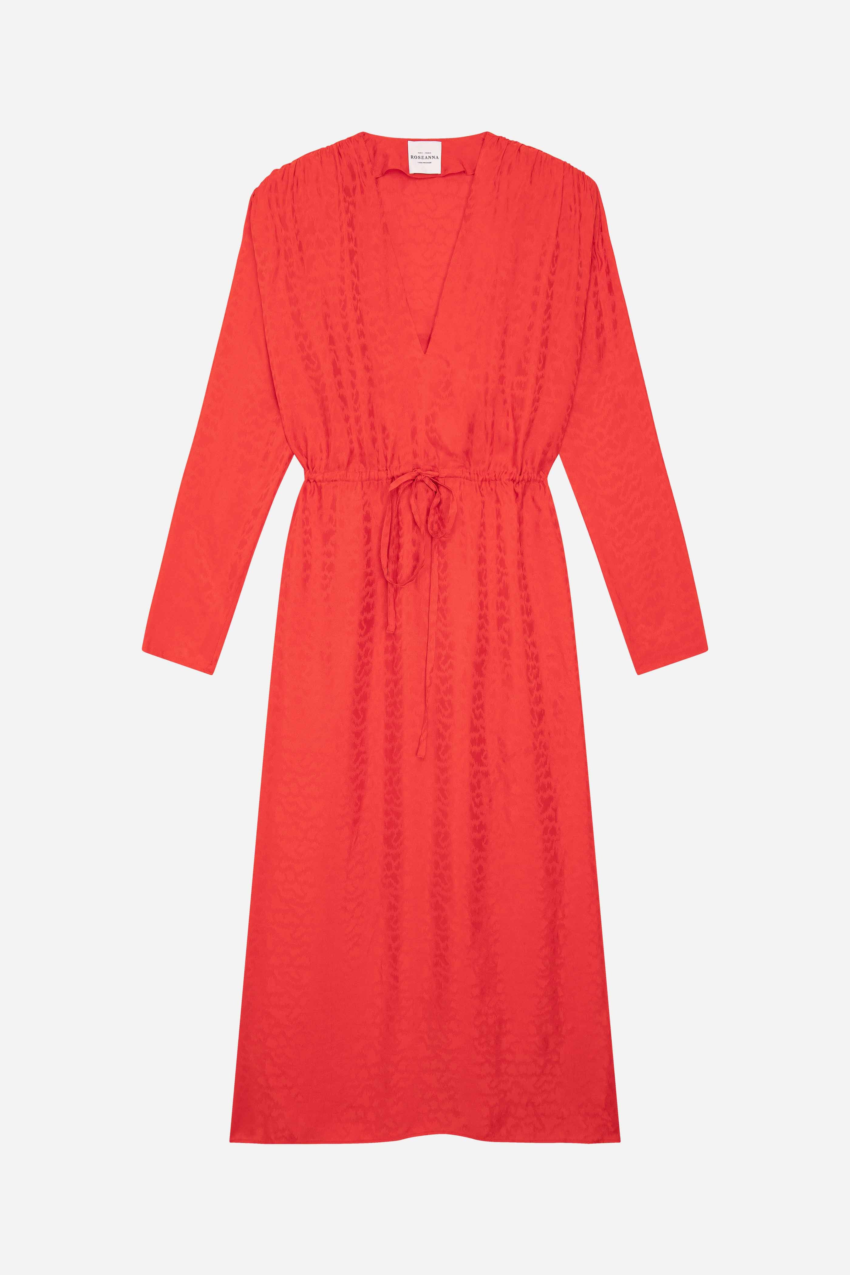 CAROLINE CLOUD RED DRESS