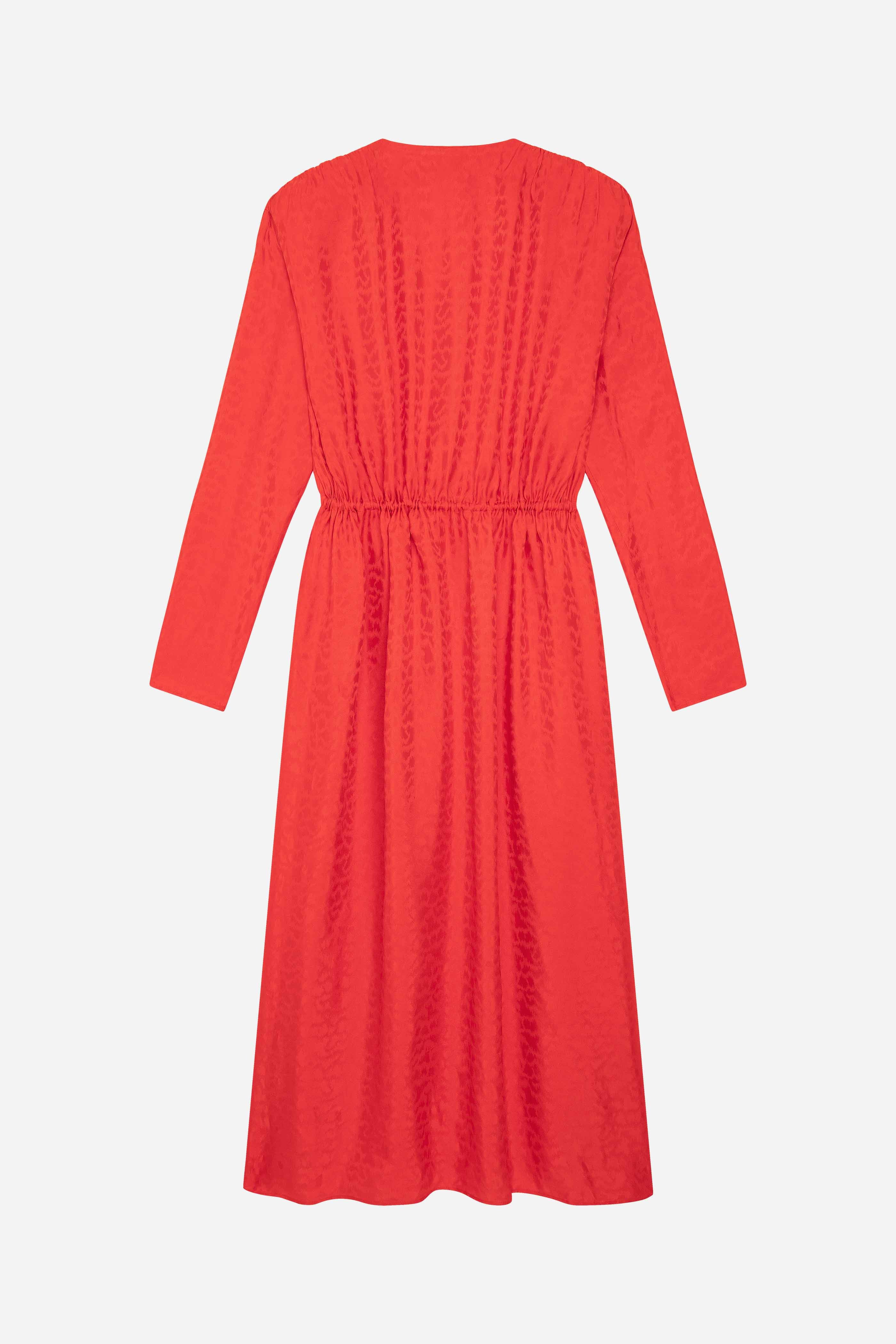 CAROLINE CLOUD RED DRESS