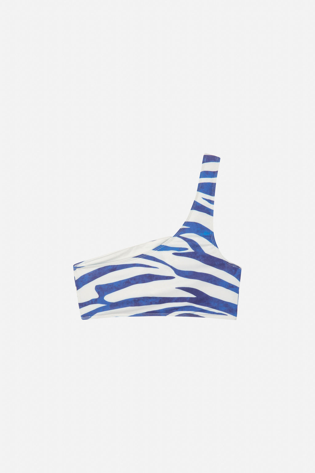 LINO ZEBRA SEA BLUE SWIMSUIT TOP