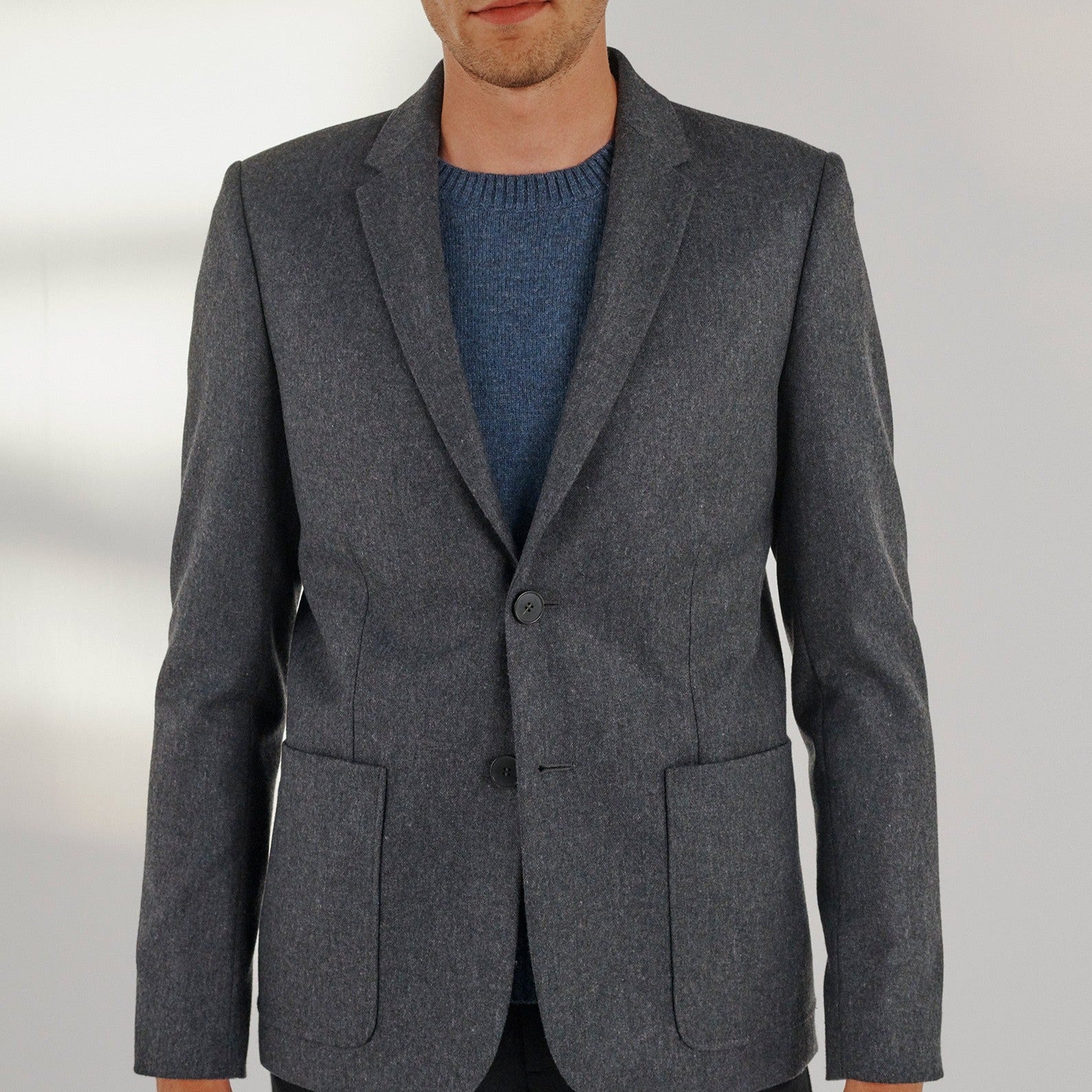 Maison Standards - Veste Flanelle - Gris Chinãƒâ© - Homme - Maison Standards