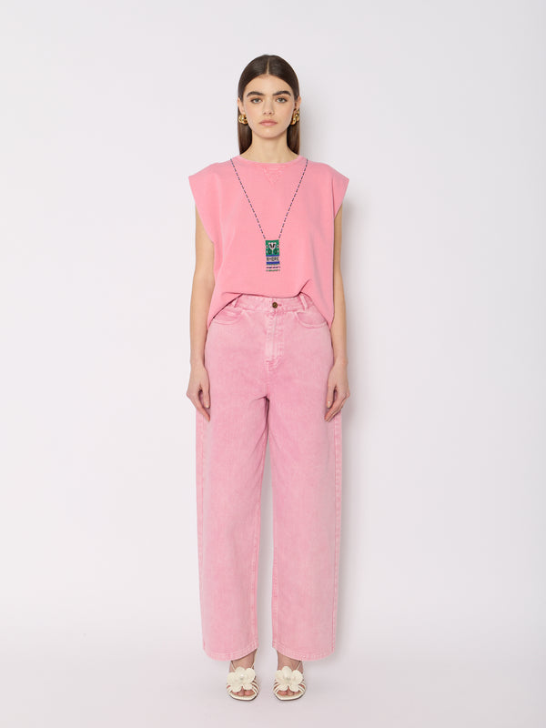 Jean Wide Leg - Pink