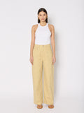 Jeans De Pierna Ancha Con Remaches - Arena