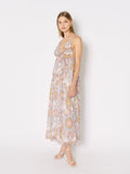 Long Printed Dress with Straps - Ibiza-Sunshine