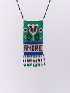 Berenice - T-shirt with Pearl Necklace - White
