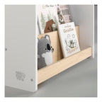 Librería y Estantería Para Juguetes Dúo – Blanco y Gris