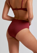 Culotte Alta Burdeos - Rojo