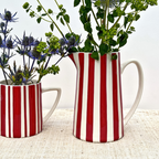 Lilac Striped Carafe