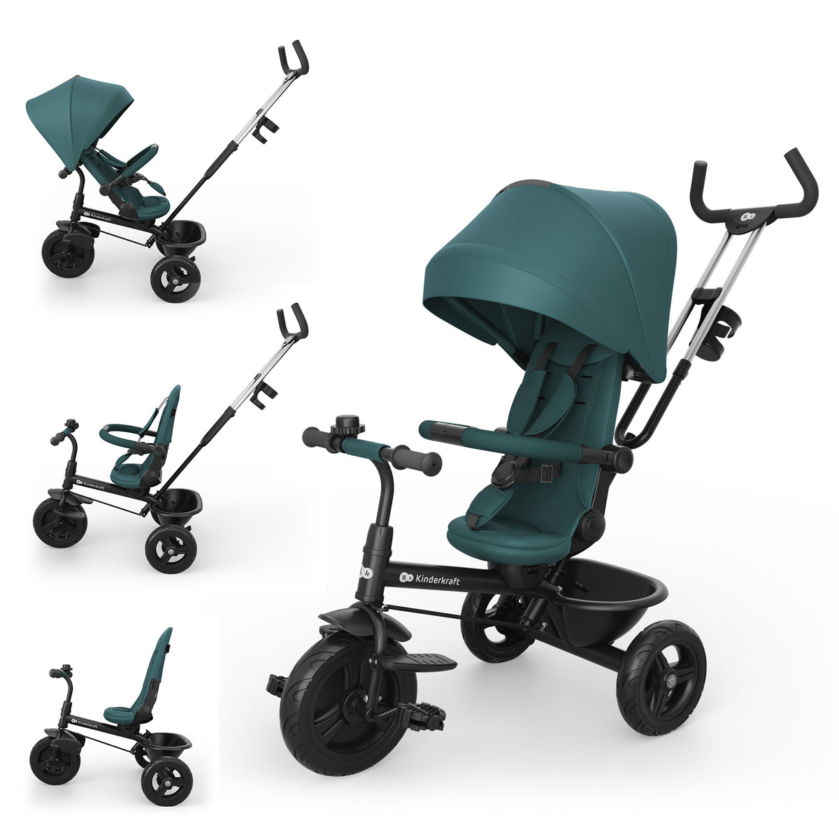 Triciclo Aston 2 Plus Verde