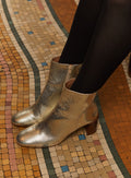 Botines Claudette - Dorado