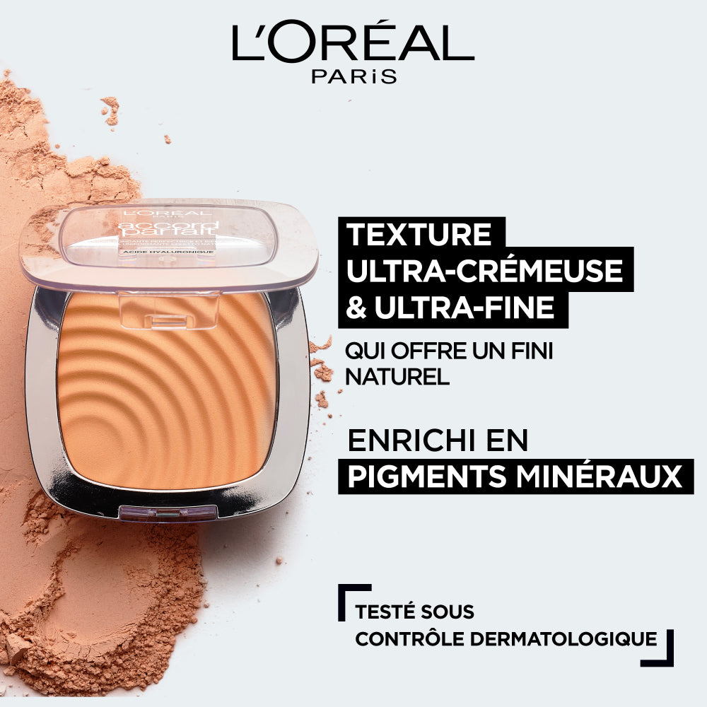 Poudre Matifiante Accord Parfait 3D Beige Doré