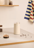 Coffee Grinder Studio - Molinillo de Café y Alimentos de Acero Inoxidable - Blanco Roto