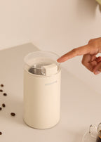 Coffee Grinder Studio - Molinillo de Café y Alimentos de Acero Inoxidable - Blanco Roto