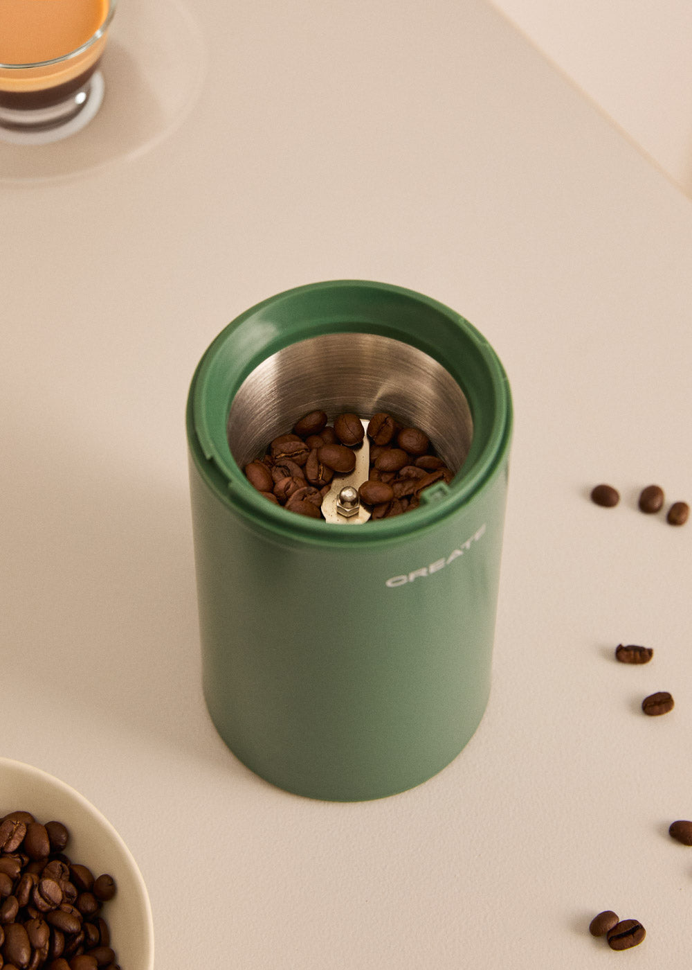 Coffee Grinder Studio - Stainless Steel Coffee & Food Grinder - Sage Green