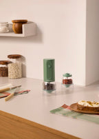 Spice Grinder Studio Pro - Electric Spice Grinder with Interchangeable Containers - Sage