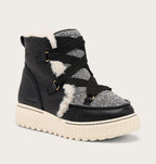 Bottes D’Hiver Imperméables Ona Ave™ Alpine - Black & Chalk - Femme