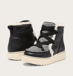 Bottes D’Hiver Imperméables Ona Ave™ Alpine - Black & Chalk - Femme