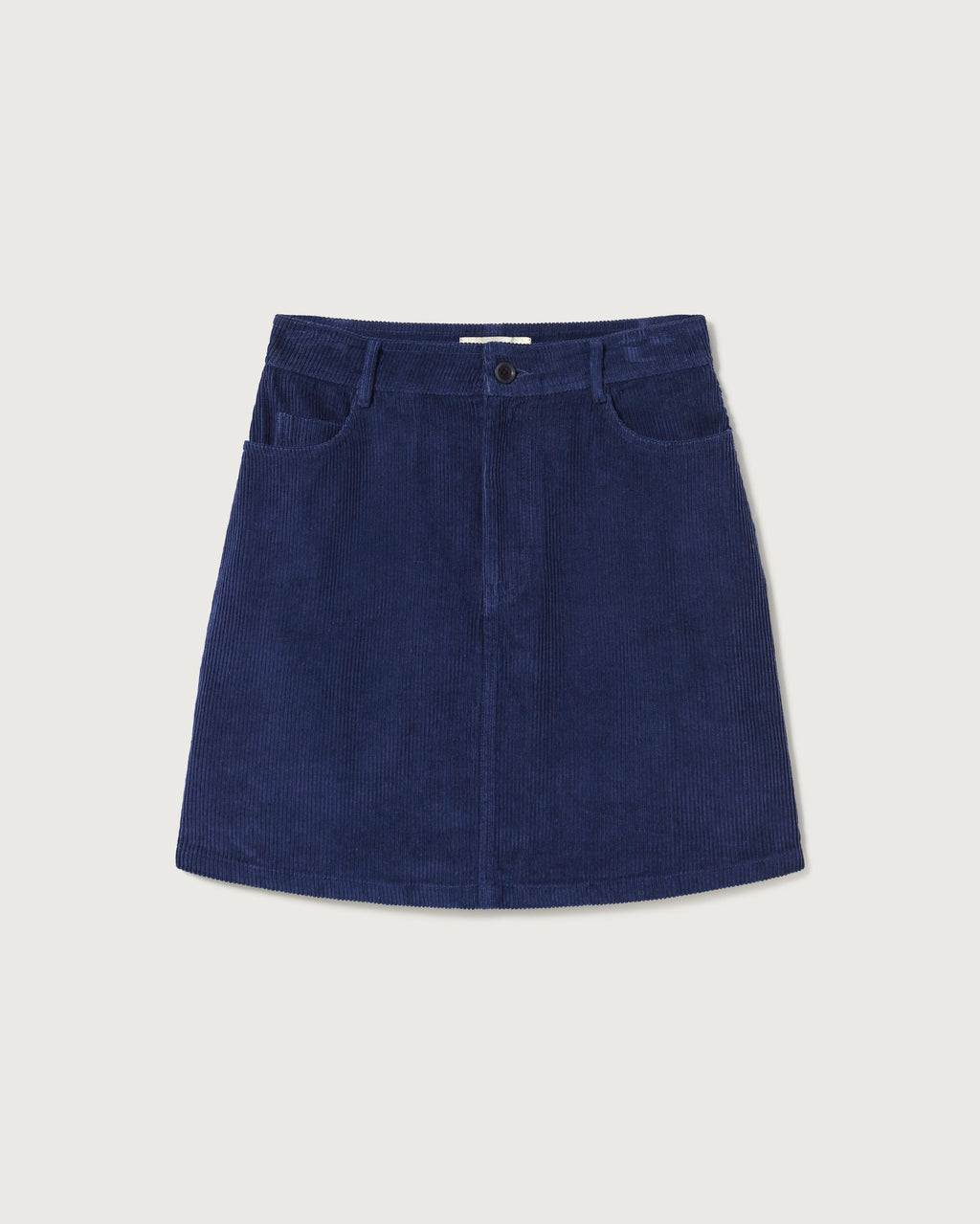 Jupe En Velours À Carreaux Bleus Marsha