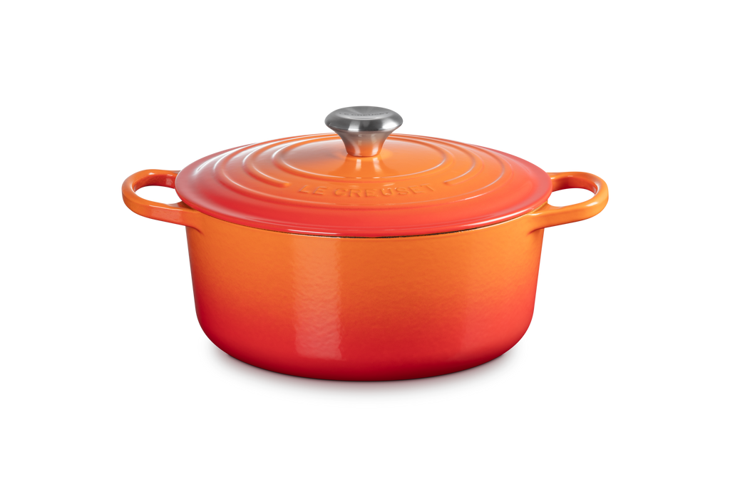 Cocotte Redonda Signature - Hierro Fundido Esmaltado - 26 cm - Volcánico