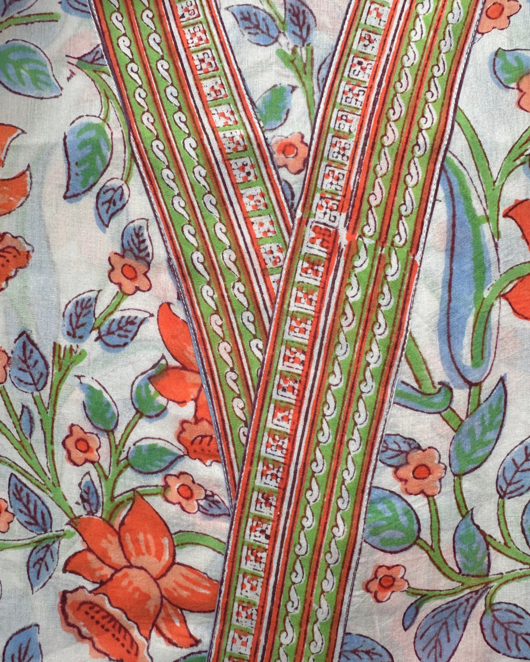 Madras kimono