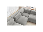 Jeanne - Modular Fixed Corner Sofa - Velvet Fabric with 4 Armless Chairs and 1 Corner Unit