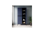 Mueble vitrina de 2 puertas - Kasha - Patas negras