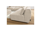 Modular Fixed Corner Sofa Jeanne Velvet Fabric with 4 Armchairs, 1 Corner and 1 Ottoman