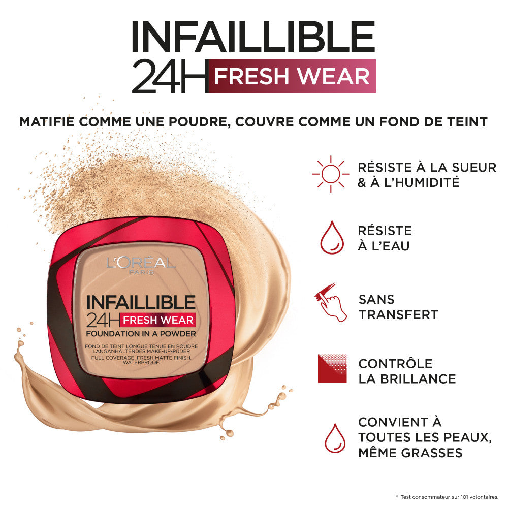 Infalible 24H Base de Maquillaje en Polvo 20 Marfil