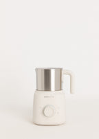 Milk Frother Retro - Milk Frother & Milk Heater with Removable Jug - Off-White