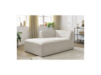 Chaise longue para sofá modular MEGEVE - Tela jaspeada - Esquina izquierda